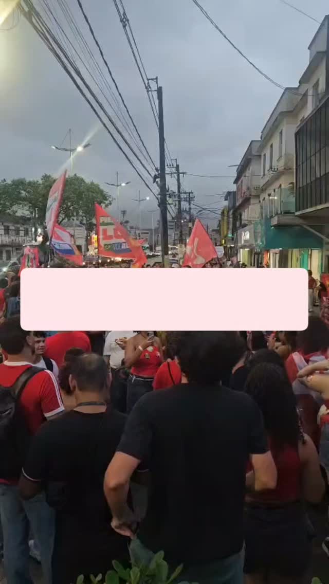 Imagem publicada pelo Portal do Zé Barbosa: Apoiadores de Lula realizam manifestação em Cubatão durante campanha do segundo turno